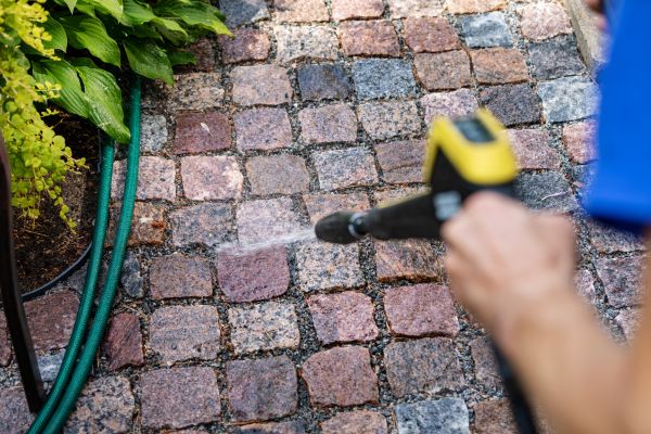 Paver Sidewalk Cleaning in Bradenton